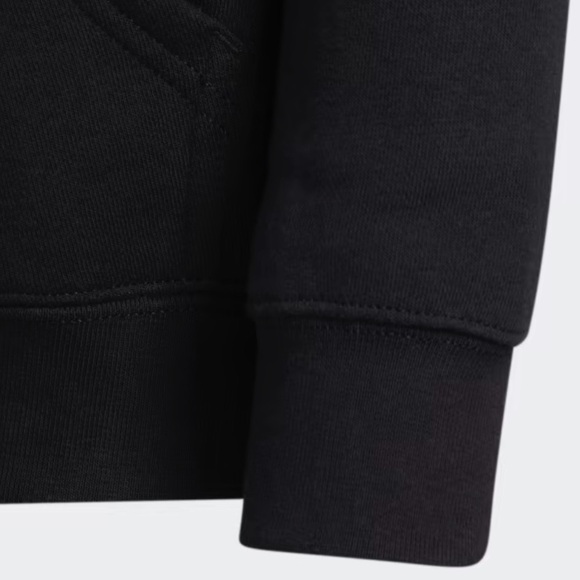 Adidas Black Trefoil Hoodie Size Large - Picture 3 of 9